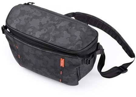 PGYTECH OneMo Sling Kameratasche 11L-13L, wasserdichte Fototasche Kamera-Umhängetasche Herren Schultertasche, SLR Tasche für Sony/Canon/Nikon/DJI Mini 4 Pro/DJI Avata 2/DJI Mavic/Stativ/Laptop,Camo