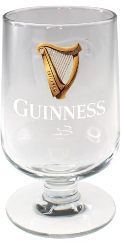 Guinness Embossed Stem Glass