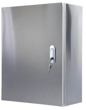 Wetterfester Elektrokasten aus Edelstahl 304. Wetterfester Elektrokasten, Metallanschlusskasten für Pools und Verteilerkästen, für den Außen- und Innenbereich