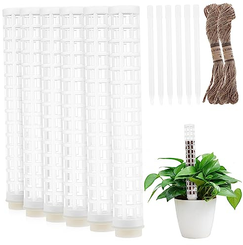 Milisten 6 Piezas De De Plástico De para Plantas Monstera para Plantas Trepadoras para Decoración De Macetas y Cultivo Interiores