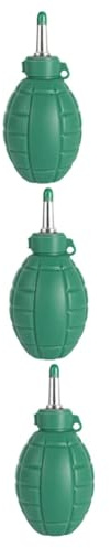 FRCOLOR 3 Stück Luftgebläse zur Linsenreinigung staubsaugerbürsten waschstaubsauger Luftbläser wasserstaubsauger Kompressor Kameragebläse Staubreiniger Reinigungsgebläse Kieselgel Green
