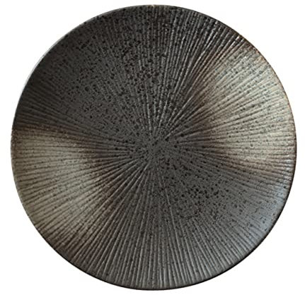 GRIRIW platos festivos placas laterales bandeja para empanar Bandeja para servir con tapa plato para servir pizza pan fruit bowl sartén plato de cerámica vajilla plato de bocadillos