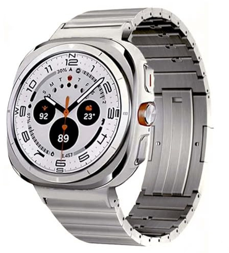 synsing Titan Armbänder ohne Werkzeug, kompatibel mit Galaxy Watch 7 Ultra 47mm (2025/2024), No Gap Design, Titan Metallarmband-Armband Zubehör für Galaxy Watch 7 Ultra 2/1 47 mm