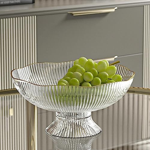 LUCKDANO Detachable Base Fruit Bowl Design, Unique Drainage Function, a Must-Have for Home, Office, and Parties. 25x12x13cm