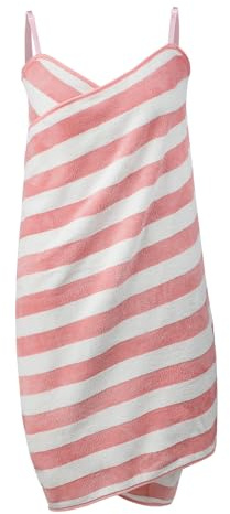 Handtuchkleid Damen Rückenfreier Saunakilt, Weiches Saugfähiges Saunakleid Badetuch Saunatuch mit Trägern für Spa, Strand und Zuhause, Tragbares Wickeltuch für Dusche und Pool