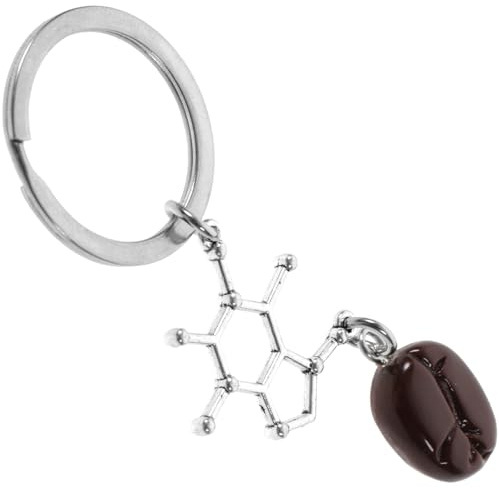 BESTonZON Coffee Bean Keychain Decorative Keychain for Purse Creative for Women Coffee Accessories Gifts for Lovers for Handbag Charm