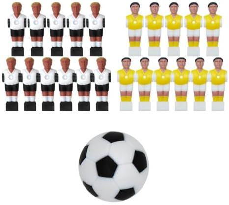 Kicker-ersättningsmän, dockor, miniatyrer, bordsparcker-figurer och | Hartsreservdel för bordsfotboll för män fotbollsfans barn vuxna partner vänner spelkväll fest kul D
