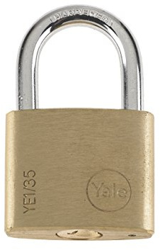 Yale ye1/35/120/1 Lucchetto in ottone, ottone, 35 mm