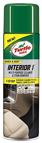 Turtle Wax 52816 Interior 1 Multi Purpose Car Seat Cleaning, Stain & Odor Removal Spray 500ml