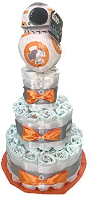 BB8 Gâteau à couches Taille 3 (4-9 kg)
