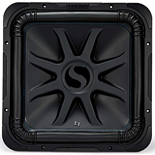Kicker 44L7S152 Car Audio Solo-Baric 15 Subwoofer Square L7 Dual 2 Ohm Sub (Renewed)