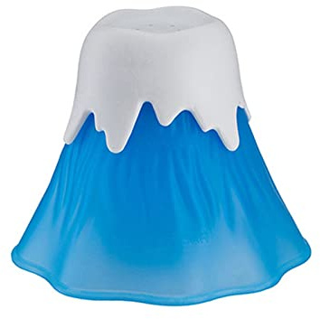 Smart Microwave Steam Cleaner, Erupting Volcano Steam Cleaner,Microwave Cleaner Thoroughly Clean in Minutes, Steam Clean Kitchen Gadget Cleaning Tool, for Home or Office. (blue and white)