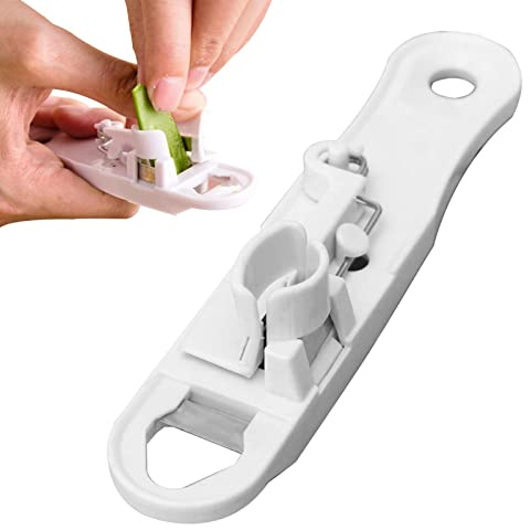 3 Pcs Herramienta judías verdes | Cortador portátil para judías verdes | Cortador verduras, trituradora frijoles, rebanador, pelador, corredor, accesorios cocina blancos Fowybe