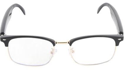 Fockety AI -Übersetzer Smart Brille für Männer Frauen, Echtzeit -Übersetzungs -AI -Brille mit Kamera & Bluetooth, Lautsprecher, AI -Übersetzungsbrille für Reisegeschäftslernen (Gold)