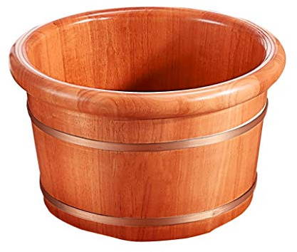 vasca per pedicure, Secchio for vasca da bagno in legno puro, fatto a mano, accessori for sauna for vasche for pediluvio, barile for rilassante for i piedi(A)