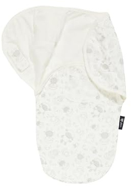 Alvi Wickeltuch Harmonie Schäfchen beige - Beige | Pucksack, weich und ganzjährig geeignet mit Klettverschlüssen für Neugeborene und sicheren Schlafkomfort