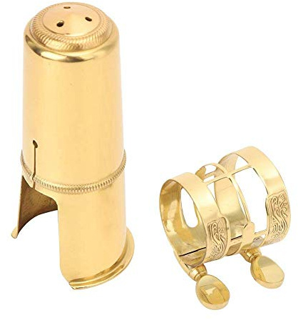 Tenor Saxophone Mouthpiece Kit, Professional Grade, Durable Construction, Saxophone Accessories, Mouthpiece Cap, Ligature, for Musicians, Performance, Practice, Musical Instrument Accessories