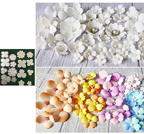 YunTrip Stanzformen für Kartenherstellung, Blumen-Frühlingsblätter, Metall-Stanzformen für DIY, Scrapbooking, Album, Prägung, Foto, Basteln, Papierkarten, dekoratives Handwerk
