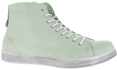 Andrea Conti skor dam halvskor sneakers High Top 0341500, storlek: 38 EU, färg: grön, Grön, 38 EU