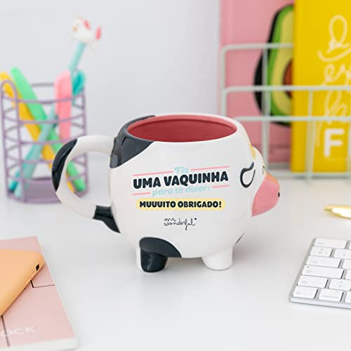 Mr. Wonderful Caneca - Fiz uma vaquinha para te dizer: muuuito obrigado