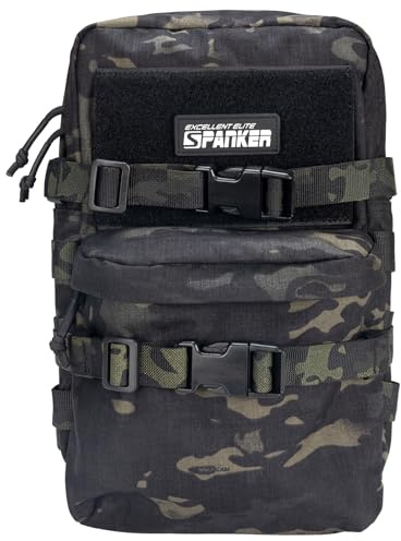 EXCELLENT ELITE SPANKER Taktische Outdoor MOLLE Hydration Pack Nylon Small Water Bladder Carrier Pack für Taktische Weste Rucksack Plate Carrier（MCB）