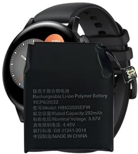 MUKUZI AKKU Compatible with Hua-wei GT3 42mm, GT3 Pro 42mm Smartwatch Watch Fitness Bracelet (Replacement for HB522025EFW)