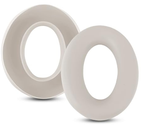 umvowuxa WH-1000XM4 Silicone Ear Pads Cover for Sony WH-1000XM4/WH-1000XM3/WH-XB910N/WH-CH720N/WH-CH710N/ULT WEAR Headphones,Ear Cushion Protector, Headphones Accessories Non-slip washable(White)