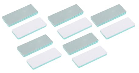 Harilla Lot de 10 éponges Abrasives Réutilisables et Lavables pour Verres, Bois, Vitrage, Artisanat, Métal, 1000 5000