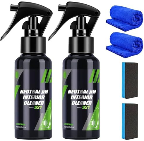 2 Stück Effektiver Motorreiniger-Spray,Allzweck-Autolack,Autoinnenraum-Werkzeug für Armaturenbrett, Motorreiniger- und Entfettungsspray
