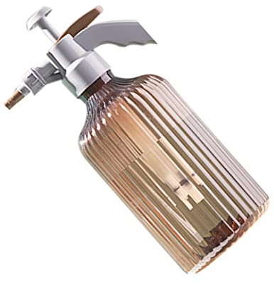 BESTonZON 1 Pz Spruzzino Manuale con Pompa Pressione Annaffiatoio Multifunzionale per Giardinaggio Dei Scuro per Uffici e Domestici
