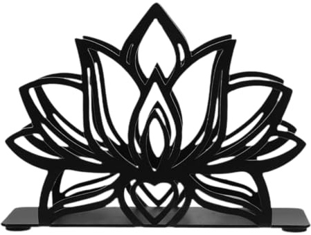 Ioensy Servilletero con Forma de, Soporte para Servilletas con Forma de Flor, Estilo Vintage, Soporte Rústico para Pañuelos de Mesa, Dispensador