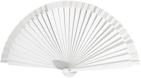WWHJR Spanischer Holz-Faltfächer, einfarbig, modern, klassisch, Vintage, Handfächer für Tanz, Perfornamen, Party, einfarbig, einfarbig, faltbarer Fächer