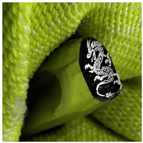 CYHTYM Schlagzahlen Metalldesign-Stempel, Metalldesign-Stempel für Markieren von Schmuck auf leeren Etiketten und Armbändern aus Aluminium, Messing und Kupfer(Pattern 1,11.5mm)