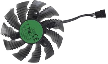 AMISENK Ventilateur de refroidissement T129215SU Essential 82 mm T129215SU pour cartes graphiques RTX3070ti 3080 3090 offrant une meilleure régulation de la chaleur