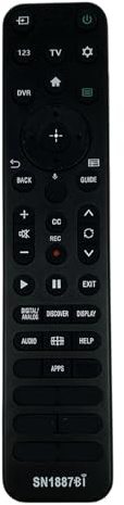 CAZSTYK Telecomando vocale ABS resistente agli urti ed ergonomico per SN1887BI Maneggevolezza confortevole in ambiente familiare