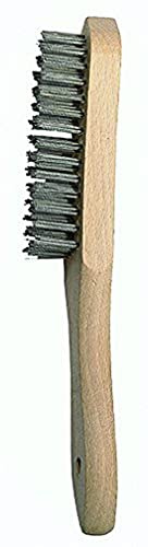 Bellota 50802-4 CEPILLO MANUAL ACERO INOXIDABLE, ALAMBRE RECTO DIAMETRO 0,3MM, 4 HILERAS