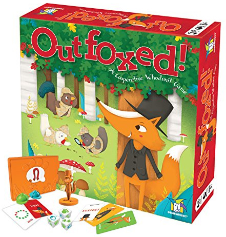 OUTFOXED, A CLASSIC WHO DUNNIT GAME FOR PRESCHOOLERS, 4 players