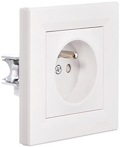 Schneider Electric SC5EPH2823221 Lot 5 prises de courant avec terre encastrable complet asfora