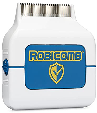 LiceGuard RobiComb Electronic Head Lice Comb, Gentle Lice Treatment for Kids & Adults, Clinically Tested Zapping Nit Comb Detects & Kills Super Lice in Thick, Fine & Curly Hair, Microcharge Technology