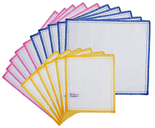 OnBrand Naturally Wood Fiber Cleaning Cloth, Microfiber Cleaning Cloths, 16 Pack Super Absorbing Dish Cloths for Washing Dishes, Reusable General Kitchen Towel