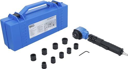 BGS 74348 | Clé à choc | Jeu de douilles de puissance et coudées | 12,5 mm (1/2) | 650 Nm | 10 pièces