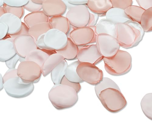 Goiern 200 Stück Rosenblätter für Hochzeit,Wiederverwendbare Seiden Blütenblätter,künstliche Streu Blütenblätter für Valentinstag,Hochzeitsgang,Brautduschen