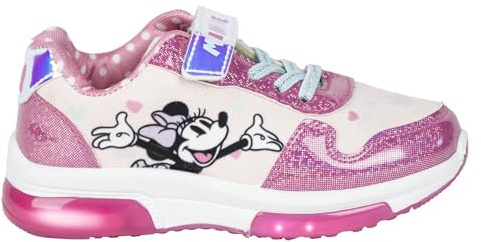 CERDÁ Life'S Little Moments | Deportiva Minnie para Niños con Suela de PVC y Luces LED - Deportivas Minnie Diseño Divertido Moderno, Resistentes y Antideslizantes