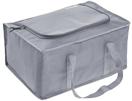 keeeper johanna Faltbare Isoliertasche, 30 l, Gr. L, Mit Tragegriffen, Passend für Klappbox lea, 4 h kühlend/wärmend, Graphite