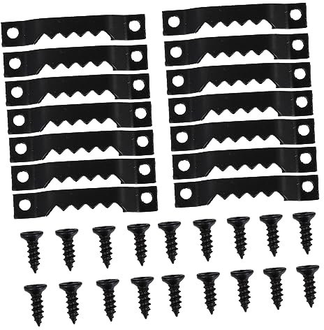 Uonlytech 200pezzi Kit Di Ganci Per Appendere Con Viti Ganci Per Cornici Facile Installazione e Sicurezza Per Decorazioni Murali