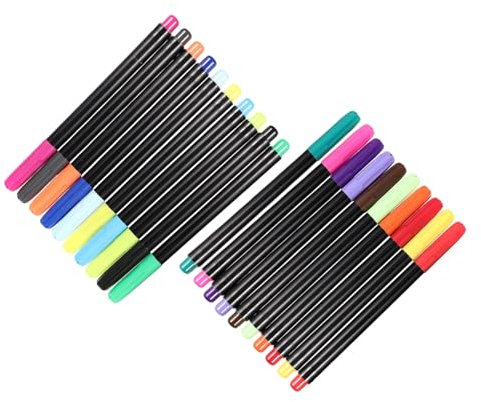 YOSADIER 20stücke Teiliges Stoffmarker Bunte Graffiti-stifte Für Diy Textilgestaltung Langlebige Und Praktische Textilstifte Für Kreative Projekte Und Kinderkunst