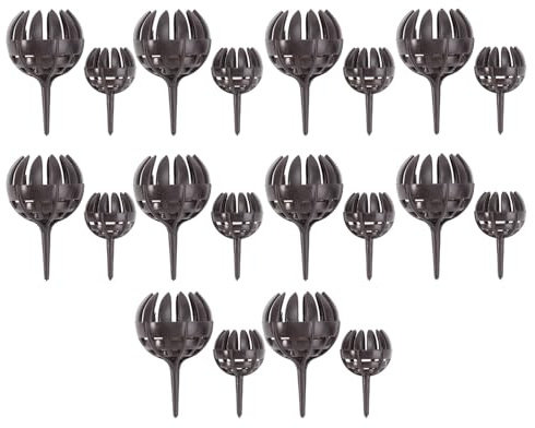 SHINEOFI Cestini Per Fertilizzante in Plastica 20 Pezzi Per Bonsai, Contenitori Regolatori Per Fertilizzanti, Protezione Da Agenti Atmosferici e Animali, Accessori Per Cura Piante Da Giardino