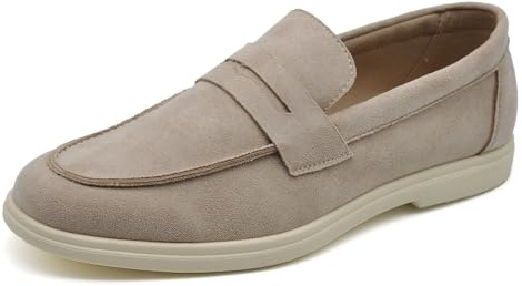 IF Moda Zapatos Mocasines Slip On Loafers Suave Hombre Ante Sintético Cuero Ante 2Y219, 44 EU