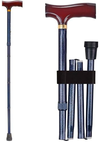Briggs Healthcare Designer Folding Cane Blue Ice (502-1325-9913)