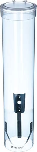 San Jamar C3165TBL Distributeur de gobelets à eau, distribution par le dessous, modèle moyen, Bleu Ciel (Pack de 24)